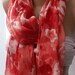 pomegranate flower - Shawl / Scarf Headband Pareos / soft cotton