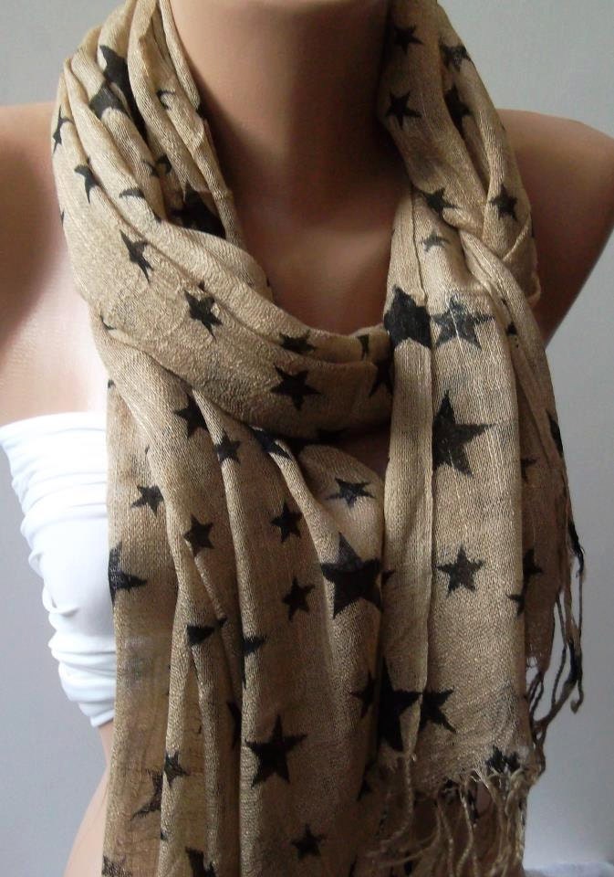 Beige / Shawl Scarf Headband Bandana Pareos