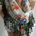 ON SALE Elegance Scarf with Lacy Edge