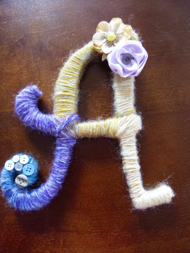 Yarn letter, Letter "A"