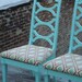 High Gloss Painted Wooden Dining Chairs