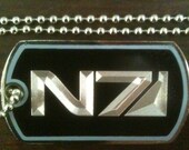 MASS EFFECT N7 Dogtag w/ Ball Chain