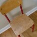 RESERVED FOR ADAM Child's Heywood Red Metal Chair