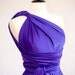 Convertible Dress, Infinity Dress in Purple, Size Medium/Large, Ready to Ship, Ship Ready