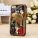 FREE SHIPPING Apple iPhone 4S 4G Vintage Bling Crystal Metal Elephant Hard Skin Case Cover