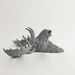 Moose Head - The Wellington - Gray Resin Moose Head- Moose Resin Grey Faux Taxidermy- Chic & Trendy
