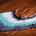 Chevron Native Necklace - Tribal Jewelry - Bead Fringe - Artisan Jewelry