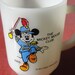 RESERVED FOR VINTAGE 777 Disney Anchor Hocking Oven Ware Milk Glass Mickey Mouse Club Coffee Cup Mug