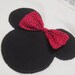 Minnie Mouse Inspired Fabric Scrap Tutu with Matching T-shirt - Size 2T/3T
