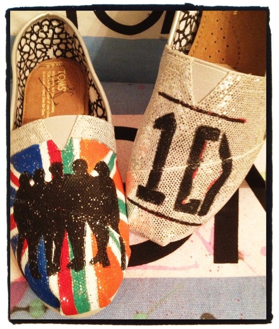One Direction Custom Toms