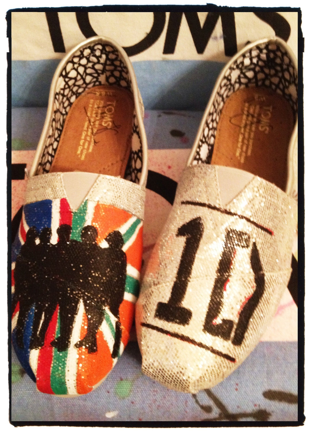 One Direction Custom Toms