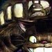 Miyazaki's Totoro Neko Bus is in Your Town Digital Painting - signed museum quality giclée fine art print 16" x 20"