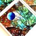 Blue Moon, Ceramic Tile Coaster, Mint Julep, MADART Drink Set