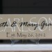 Personalized Family Name Sign. Wood Sign with Established Date. Great for Wedding Gift, Bridal Shower or Anniversary