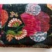 Queen or King Blanket - Handmade Black Queen and King Floral Bed Cover