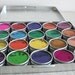 Water Color Paints Made From Flowers with Travel Case