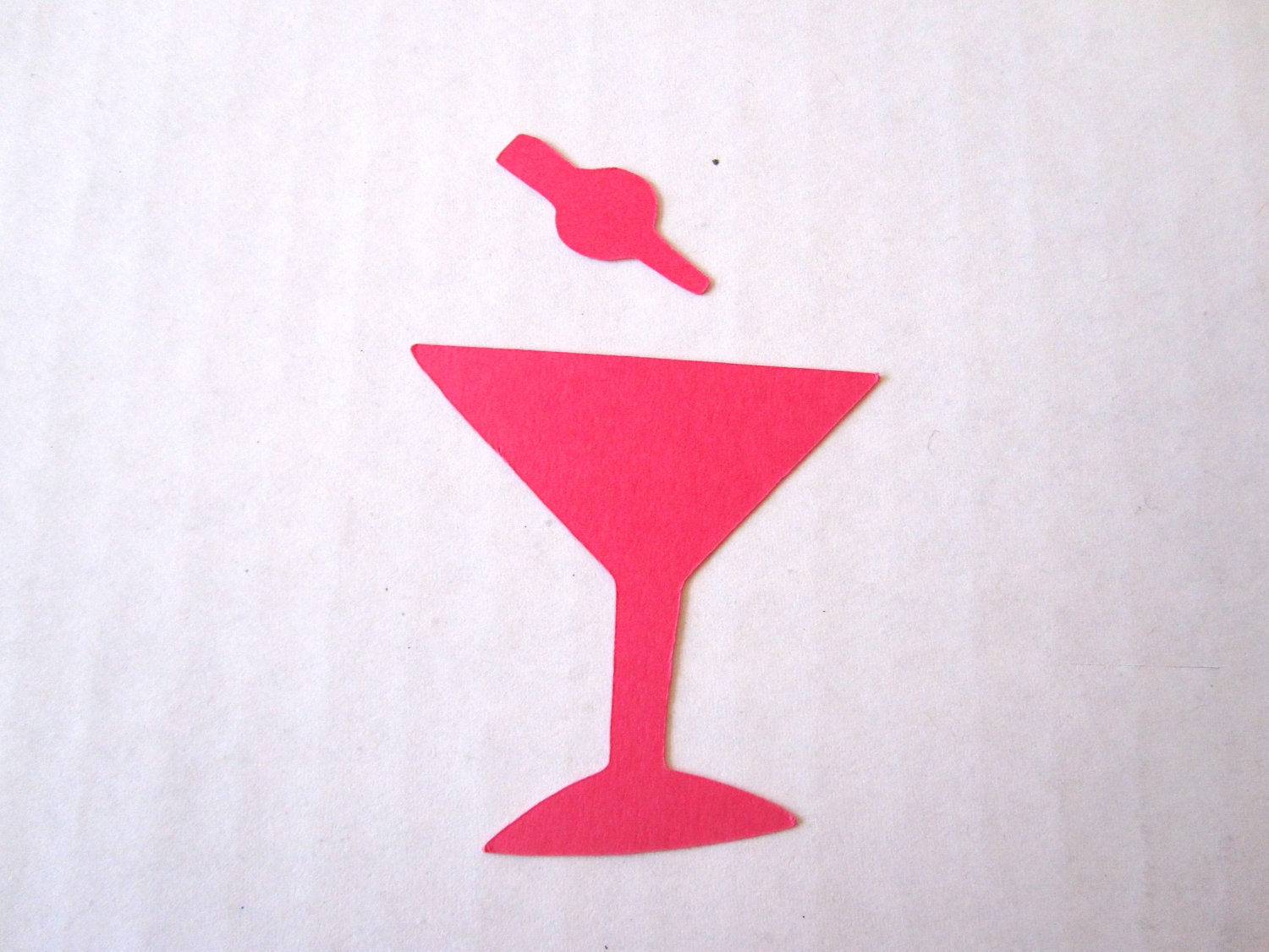 Martini Glass 2 Dozen Die Cuts Party Invitations Scrapbooking Cup Cake Toppers Cards