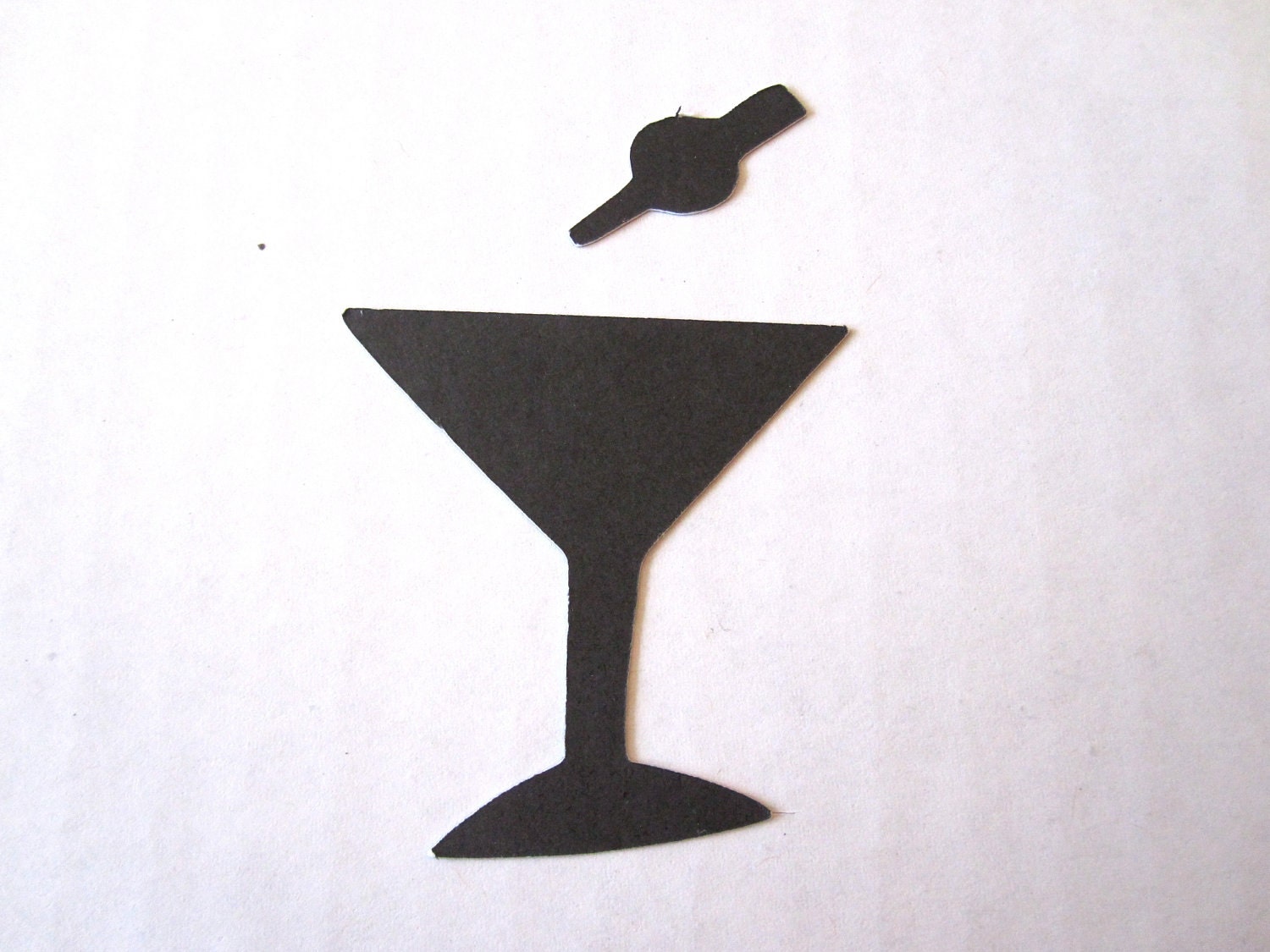 Martini Glass 2 Dozen Die Cuts Party Invitations Scrapbooking Cup Cake Toppers Cards