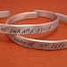 Game of Thrones Inspired - My Sun And Stars & Moon Of My Life - A Pair of Hand Stamped Aluminum Bracelets