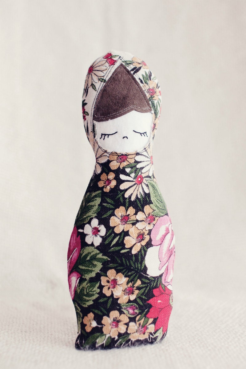 Little Matryoshka - cute and sweet cloth doll