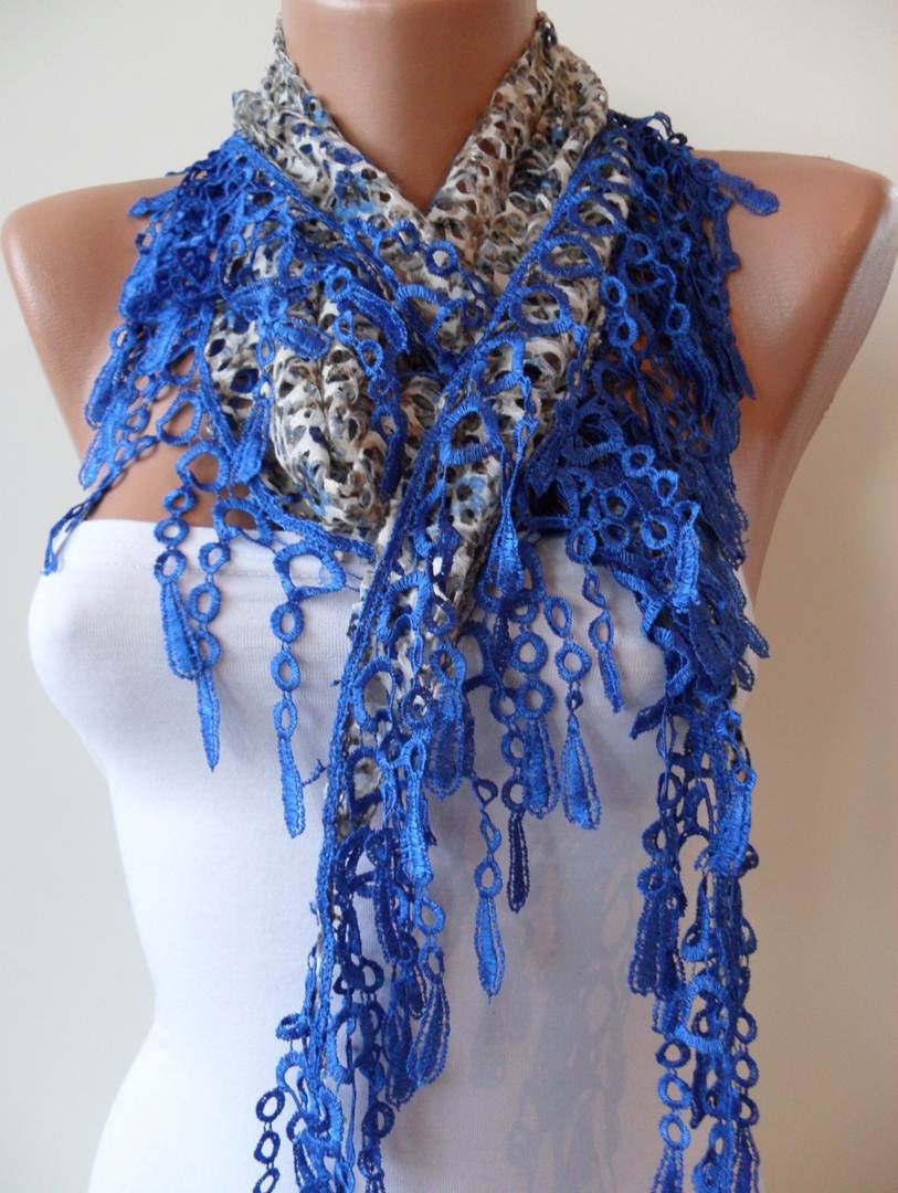 ON SALE - Perforated Fabric - Royal Blue with Trim Edge