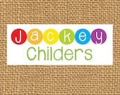 Waterproof Stickers, Personalized Vinyl Labels, Sippy Cup Labels, Baby Bottle Stickers, Camp Labels, Permanent Labels