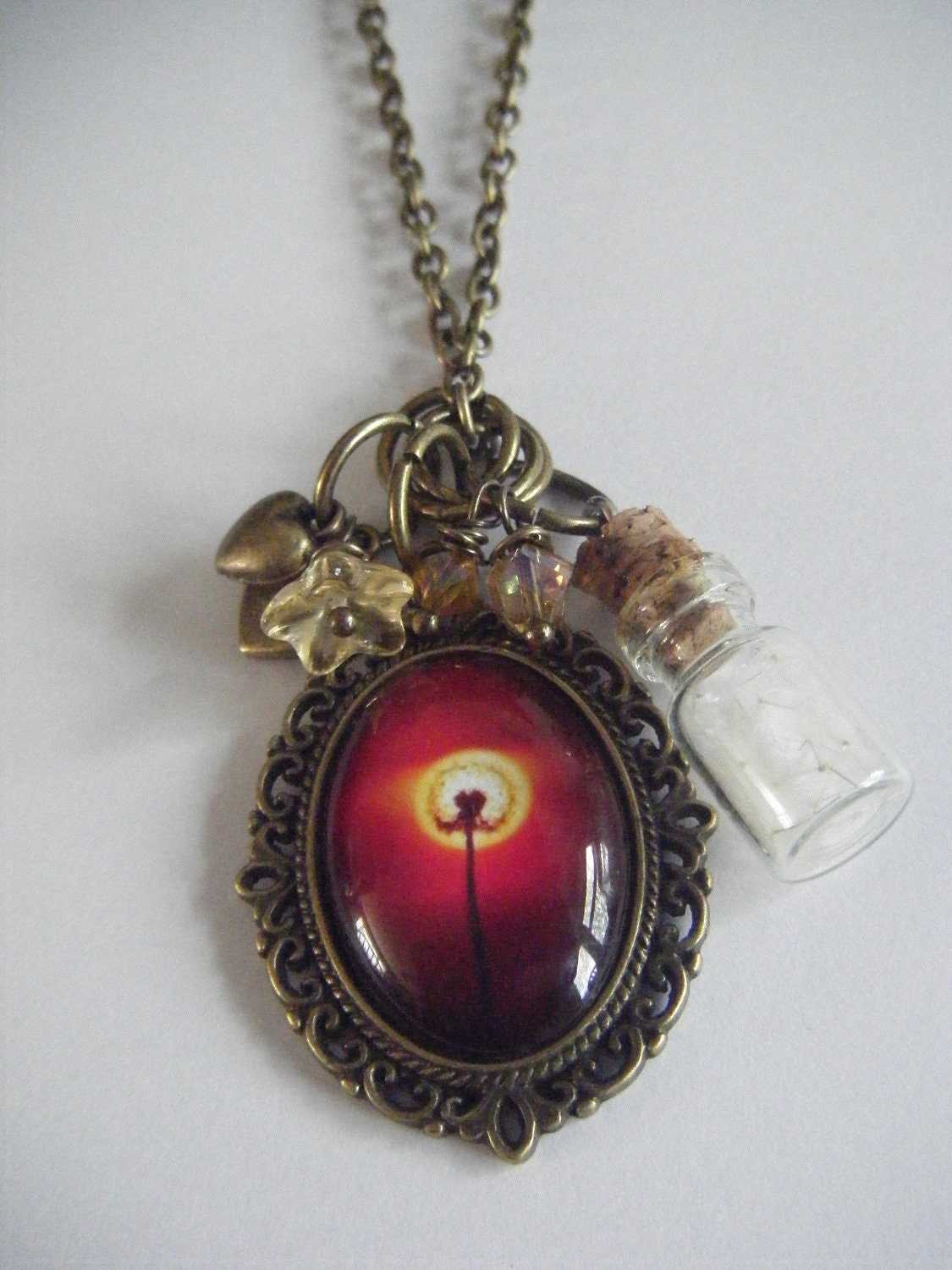 The Hunger Games & Mockingjay Katniss Peeta Love The Dandelion in the Spring Necklace HOPE