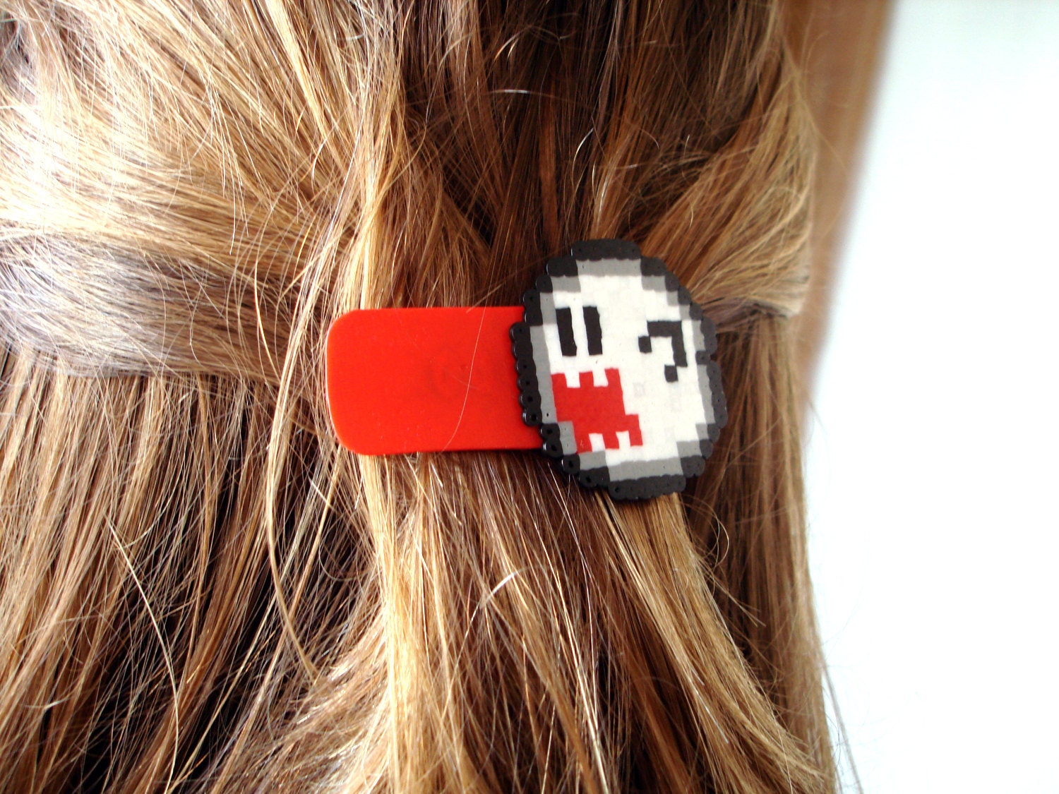 Super Mario Bros Hair Barrette. 7 different sprites