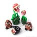 Piranha Plant Sculpture, Geek, Super Mario Bros, Nintendo, Polymer Clay