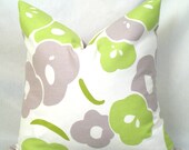 16 x 16 inch . Lulu Modern Floral .  Pillow Cover . Pillow Cushion