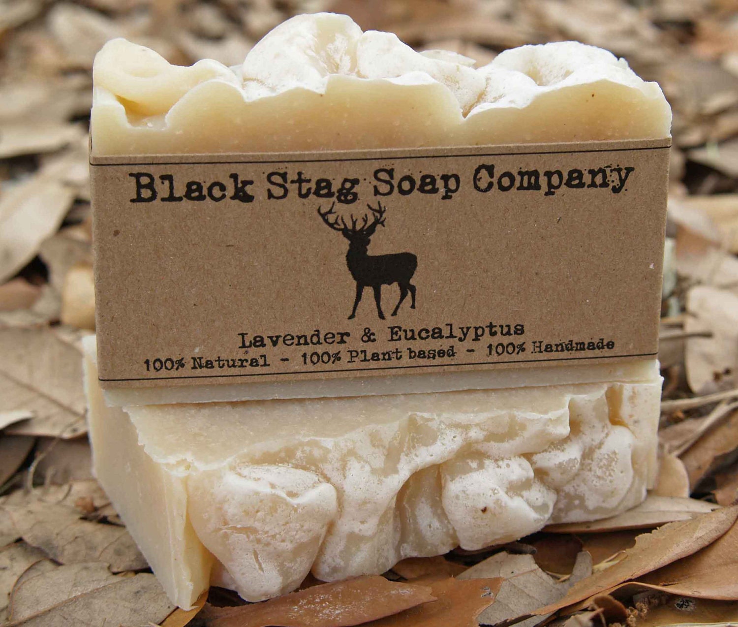 Lavendar & Eucalyptus Handmade Soap (Wholesale, 15 bars) - 100% Natural, Plant based, Vegan Soap
