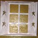 Primitive, Americana, Country decor Window shelf w shutters