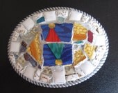 Joker's Always Wild Mosaic Belt Buckle
