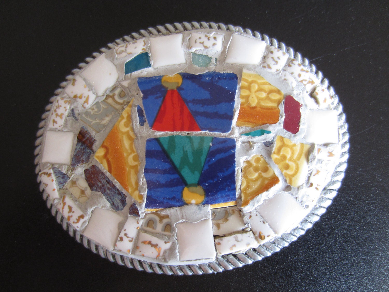 Joker's Always Wild Mosaic Belt Buckle