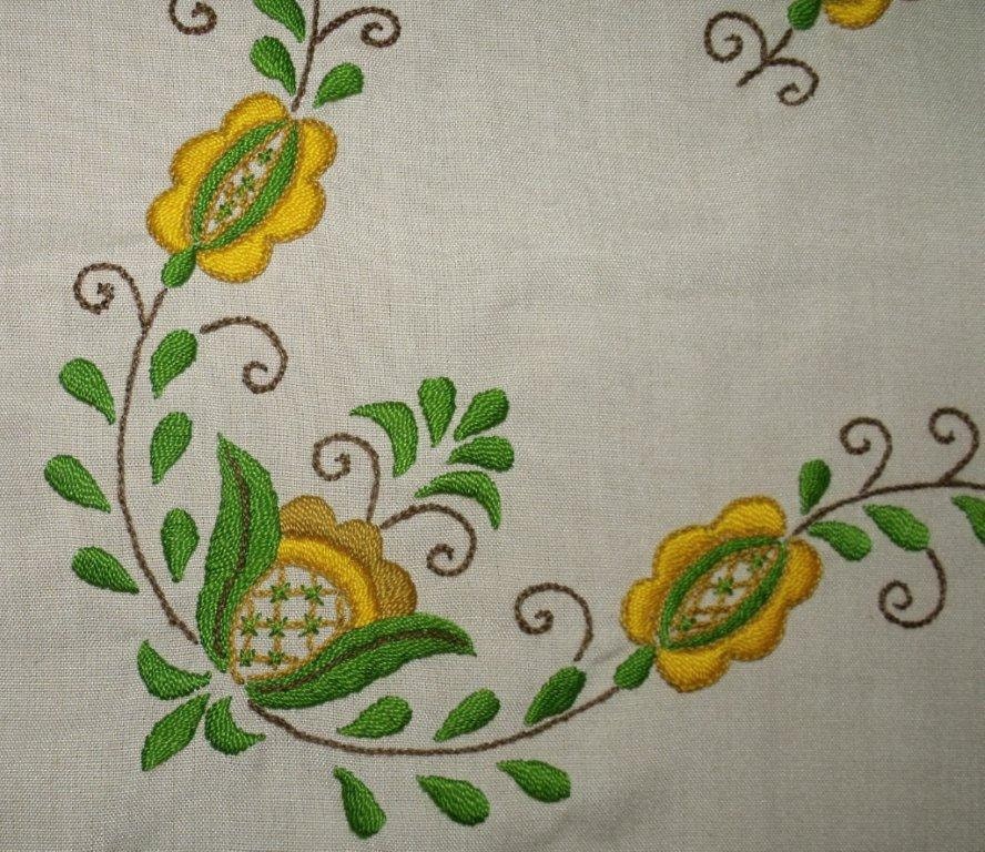Green-Gold tablecloth