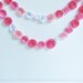 Garland Pink Paper Flower Garland- shower, birthday party, nursery garland-Baby Girl
