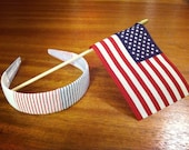 America Seersucker Headband -Limited Edition-