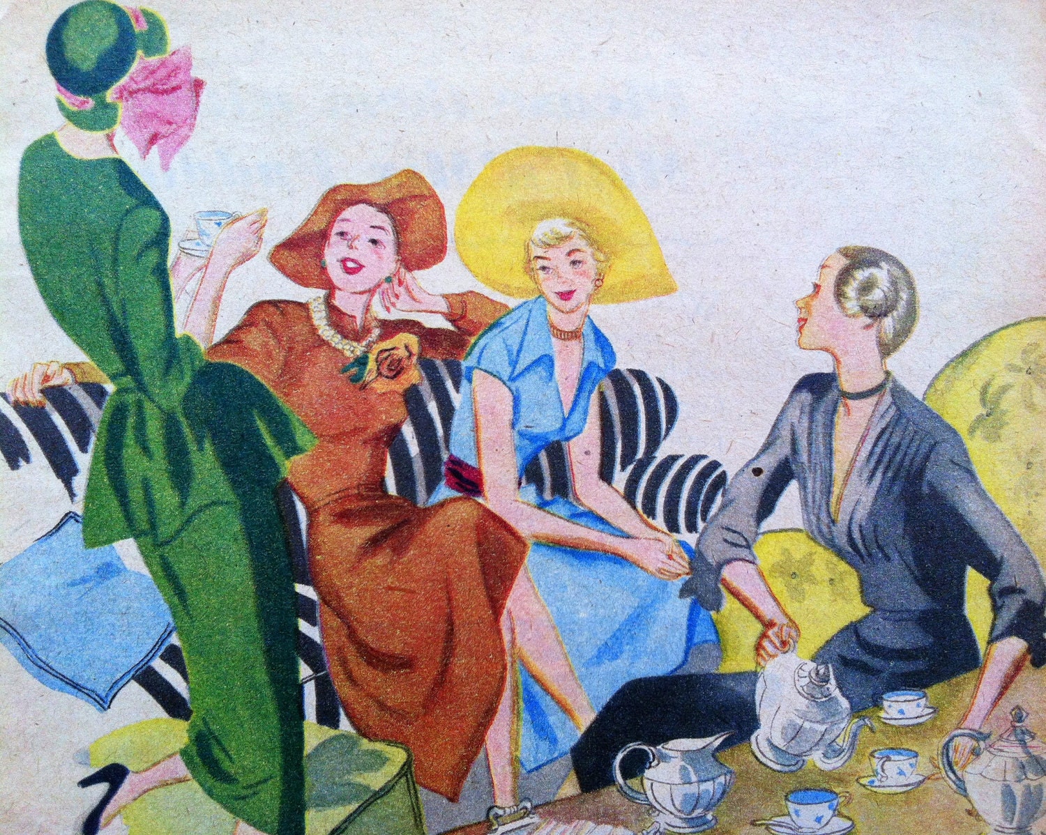 1930s TEA TIME LADIES The Tea you serve is still the most important item