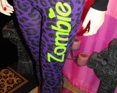 Zombie leopard print leggings Last Pair