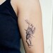 alice in wonderland rabbit temporary tattoo