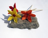Origami flowers for fall home decor