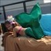Little mermaid costume - Girls green mermaid Tail for Little Girls 5-7