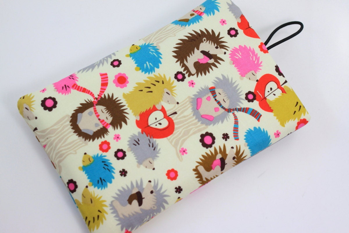 Kindle Case Sleeve Cover for 'Kindle,Ipad,Samsung,Nook,Kobo,Nexus,other eReader' with front Pocket- Hedgehog