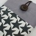 Kindle Case Sleeve Cover for 'Kindle,Ipad,Samsung,Nook,Kobo,Nexus,other eReader' with front Pocket - Grey & White Stars
