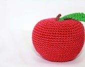 Crochet apple toy for children, baby - designML