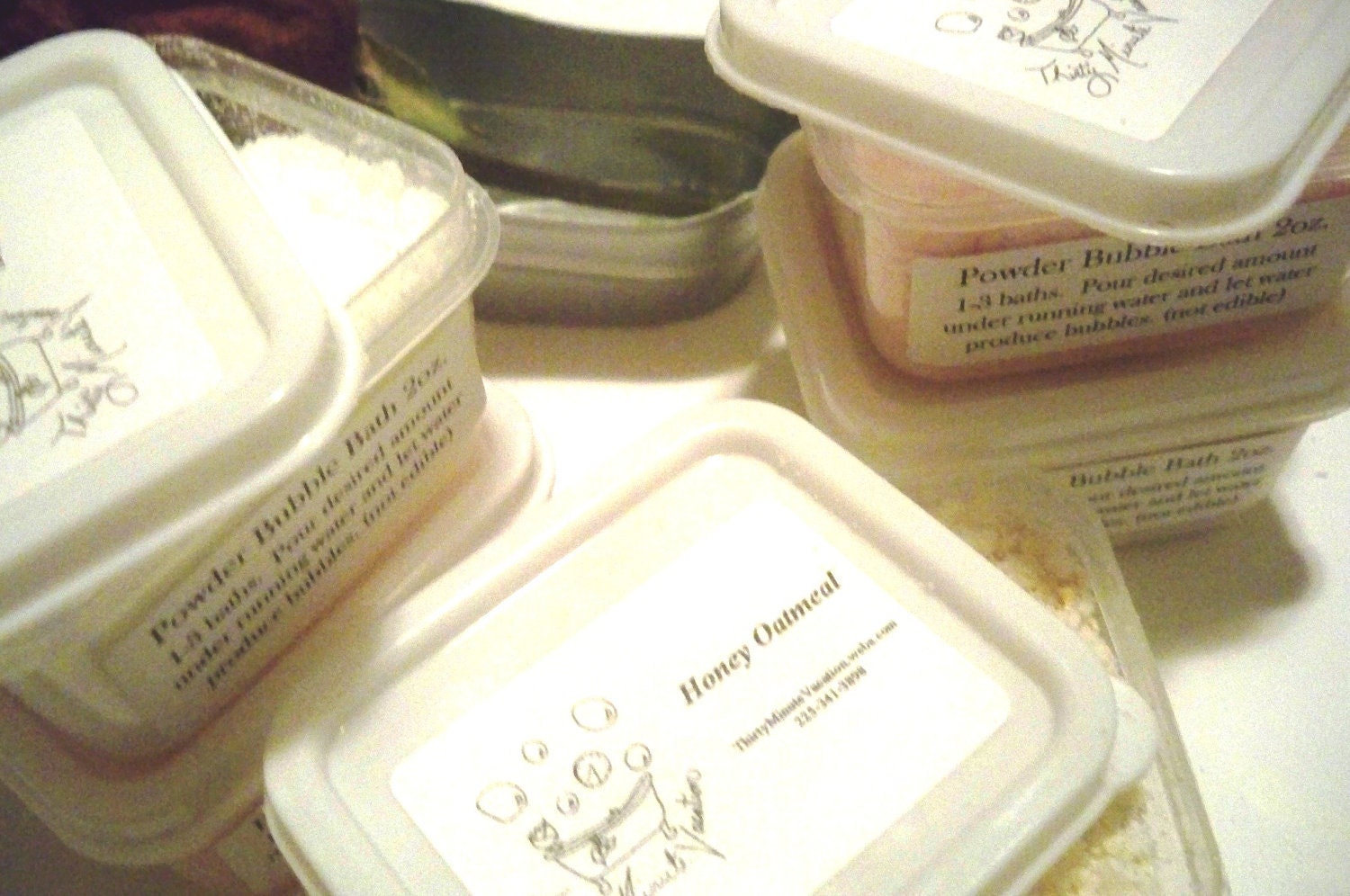 16oz Moisturizing Powder Bubble Soak  -  Choose Your Scent