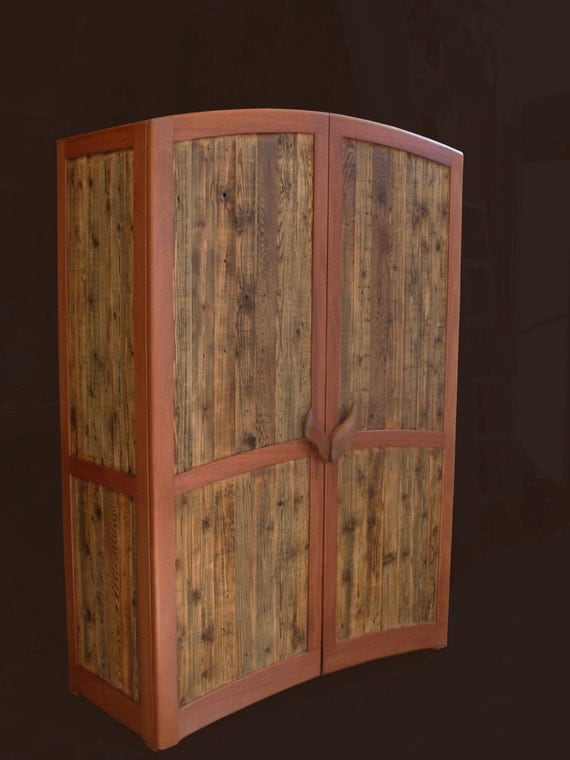 Armoire - Reclaimed Cedar and Mahogany