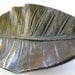 Vintage Bronze Collectible Dish, Tobacco Leaf Made in USA  SHIPPING INCLUDED