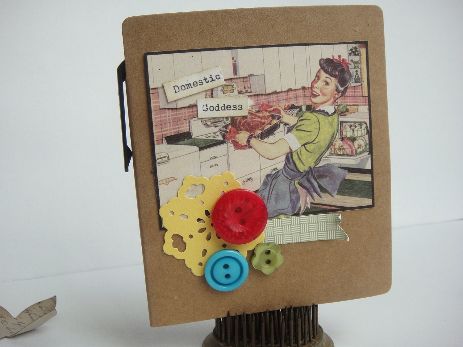 Sticky Note Notepad Retro Style