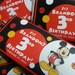 Mickey Mouse Candy Bar Favor